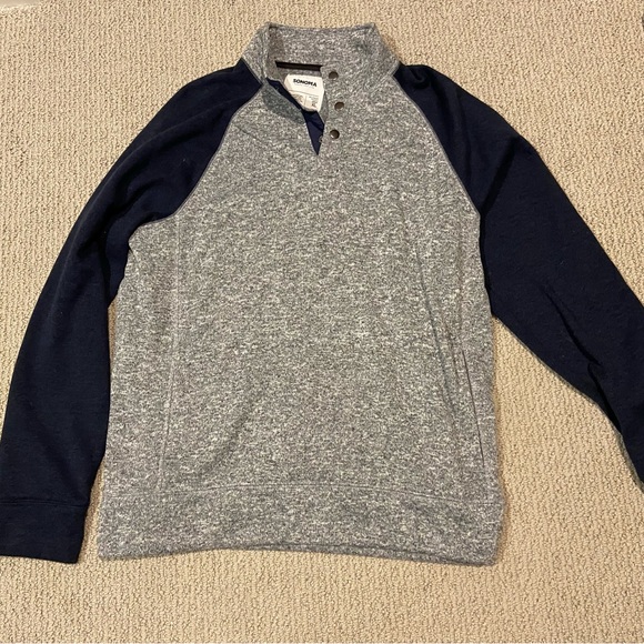 Quarter Button Up Sweater - Picture 1 of 2